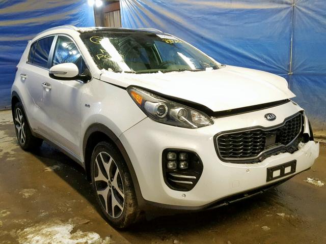 KNDPRCA69H7194345 - 2017 KIA SPORTAGE S WHITE photo 1