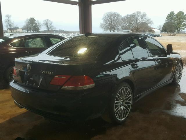 WBAHL83518DT12572 - 2008 BMW 750I BLACK photo 4