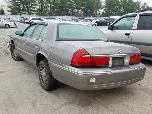 2MEFM74W0YX689524 - 2000 MERCURY GRAND MARQ GRAY photo 3