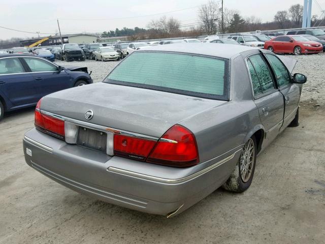 2MEFM74W0YX689524 - 2000 MERCURY GRAND MARQ GRAY photo 4