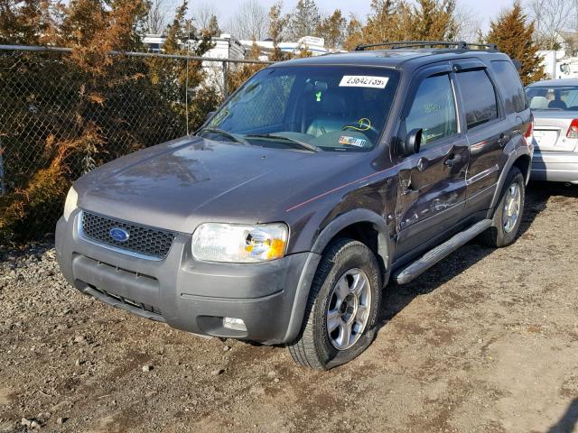 1FMYU04152KD65996 - 2002 FORD ESCAPE XLT GRAY photo 2