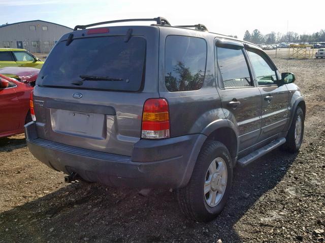 1FMYU04152KD65996 - 2002 FORD ESCAPE XLT GRAY photo 4