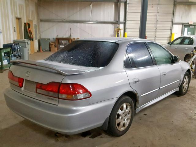 1HGCG66842A003328 - 2002 HONDA ACCORD EX SILVER photo 4