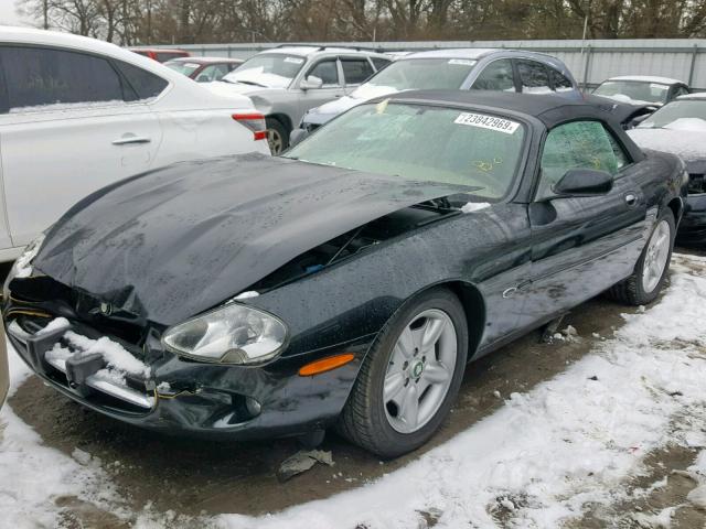 SAJGX2741VC017377 - 1997 JAGUAR XK8 BLACK photo 2