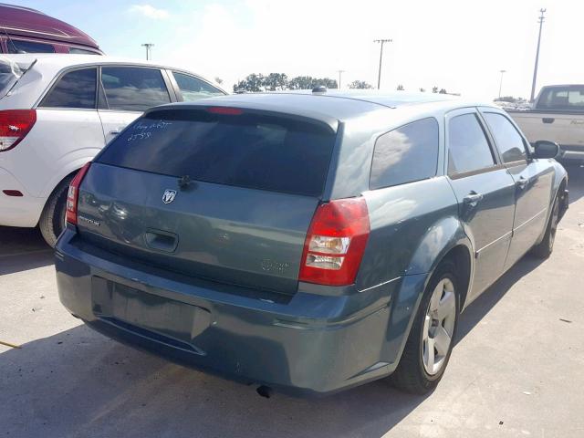 2D4FV47T96H157021 - 2006 DODGE MAGNUM SE GREEN photo 4