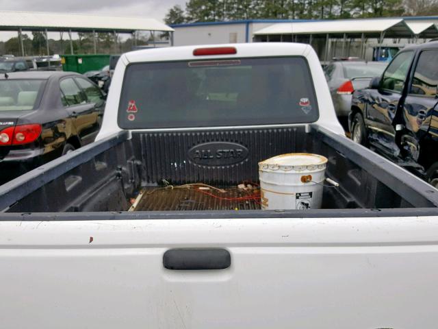 1FTYR10U14PB56207 - 2004 FORD RANGER WHITE photo 6