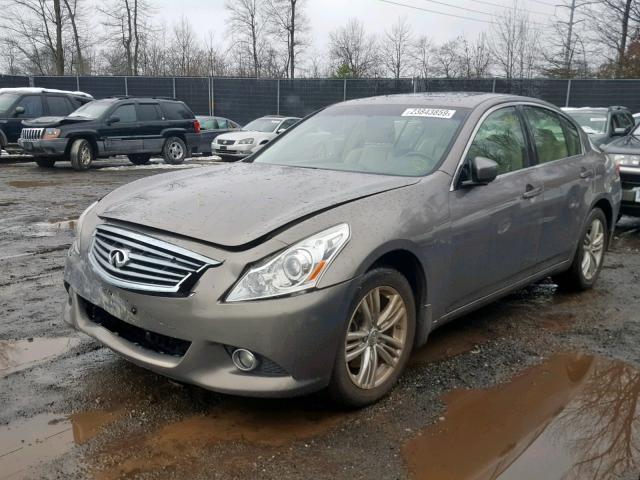 JN1CV6AR6DM353116 - 2013 INFINITI G37 TAN photo 2