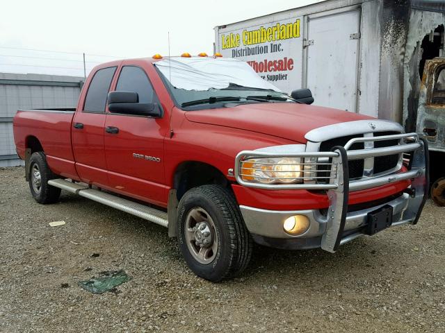 3D7LS38C15G793678 - 2005 DODGE RAM 3500 S RED photo 1