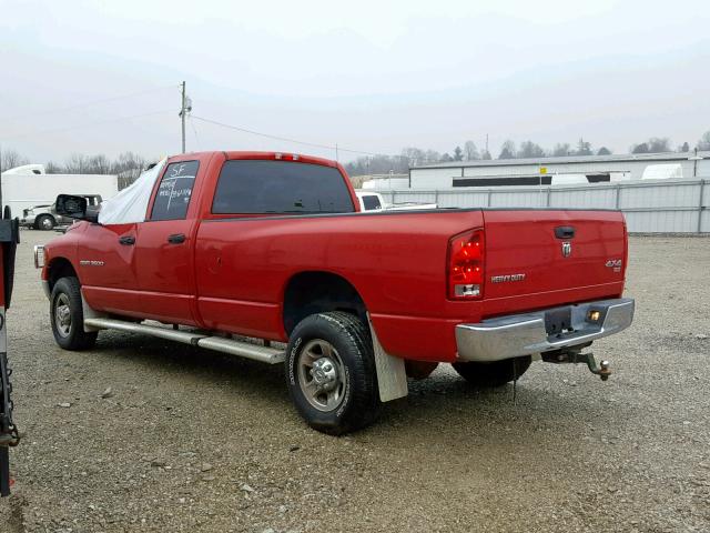 3D7LS38C15G793678 - 2005 DODGE RAM 3500 S RED photo 3