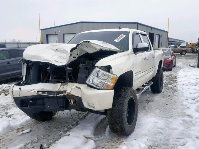 3GCEK33309G257546 - 2009 CHEVROLET SILVERADO WHITE photo 2