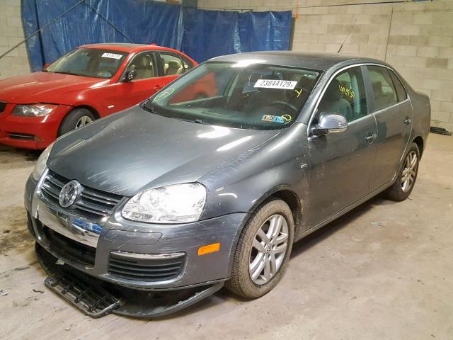 3VWEF71K37M147124 - 2007 VOLKSWAGEN JETTA WOLF GRAY photo 2