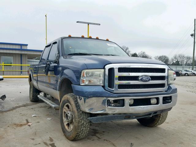 1FTWW31P45EB10341 - 2005 FORD F350 SRW S BLUE photo 1