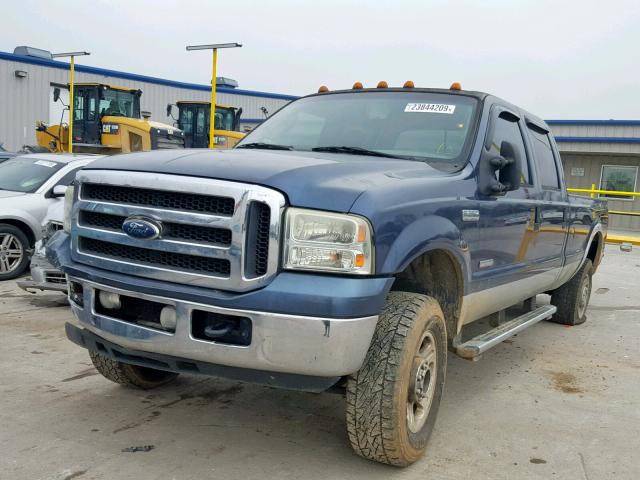 1FTWW31P45EB10341 - 2005 FORD F350 SRW S BLUE photo 2