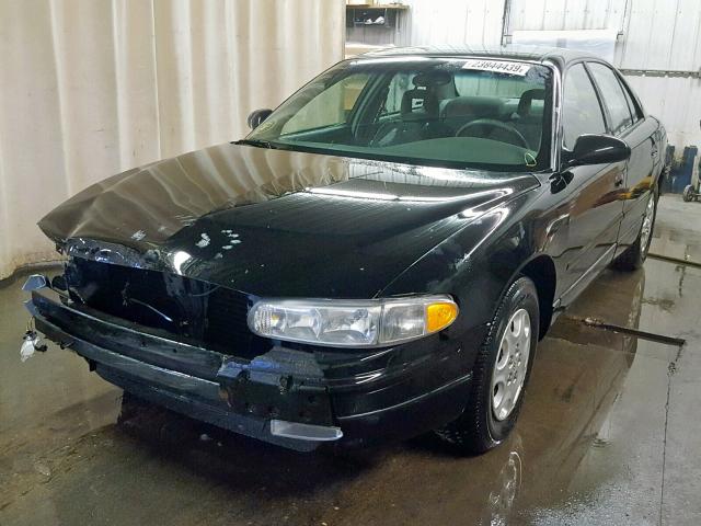 2G4WB52K921243499 - 2002 BUICK REGAL LS BLACK photo 2