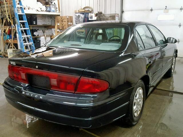 2G4WB52K921243499 - 2002 BUICK REGAL LS BLACK photo 4