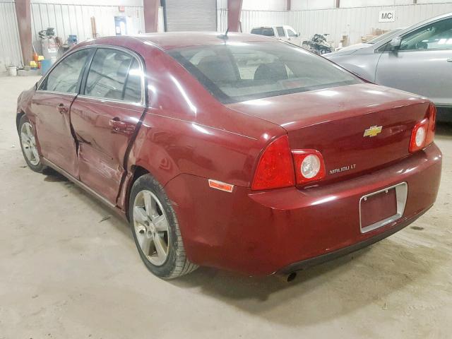 1G1ZC5E11BF315959 - 2011 CHEVROLET MALIBU 1LT 栗色 照片 3