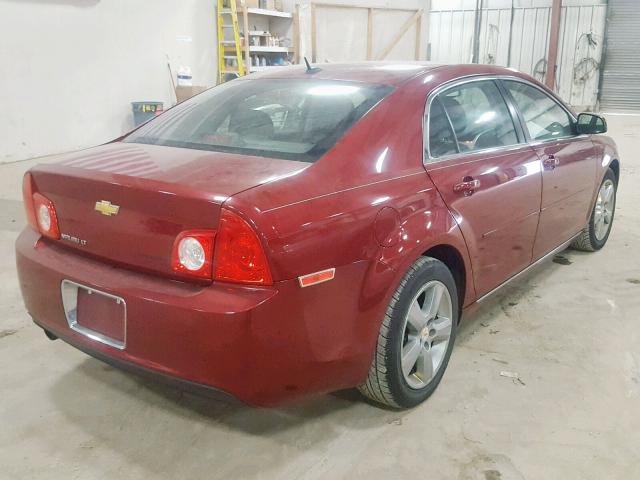 1G1ZC5E11BF315959 - 2011 CHEVROLET MALIBU 1LT 栗色 照片 4