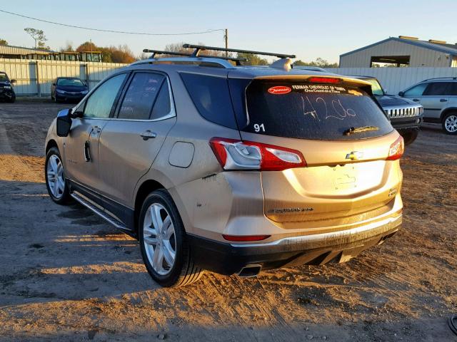 3GNAXNEX6JL332636 - 2018 CHEVROLET EQUINOX PR BROWN photo 3