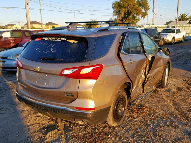 3GNAXNEX6JL332636 - 2018 CHEVROLET EQUINOX PR BROWN photo 4