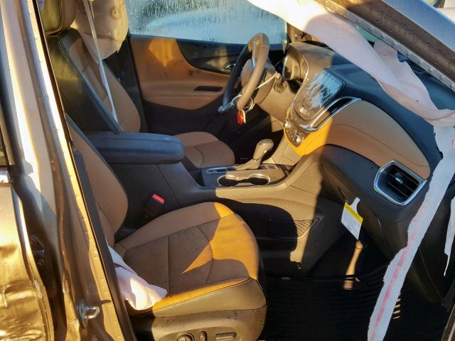 3GNAXNEX6JL332636 - 2018 CHEVROLET EQUINOX PR BROWN photo 5