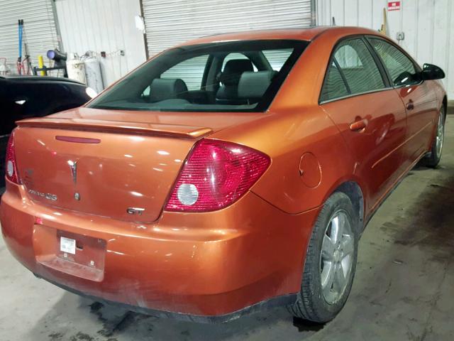 1G2ZH578464162101 - 2006 PONTIAC G6 GT ORANGE photo 4