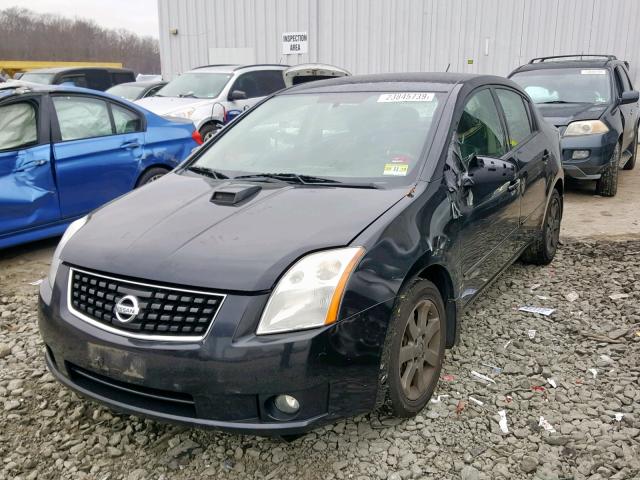 3N1AB61E28L702205 - 2008 NISSAN SENTRA 2.0 BLACK photo 2