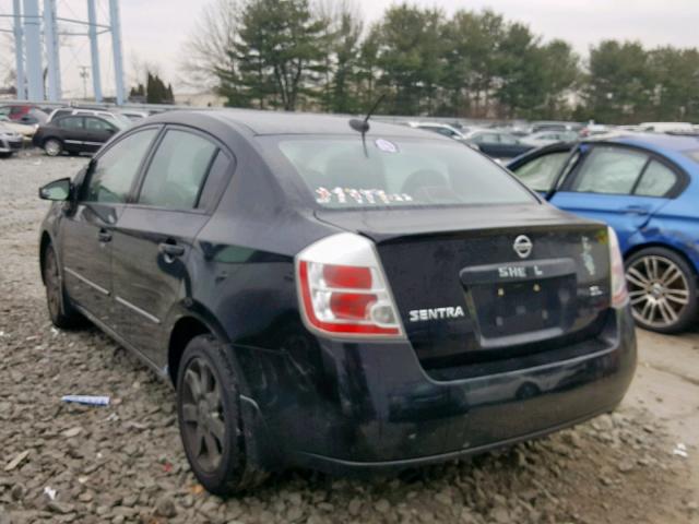 3N1AB61E28L702205 - 2008 NISSAN SENTRA 2.0 BLACK photo 3