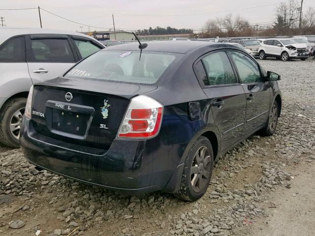 3N1AB61E28L702205 - 2008 NISSAN SENTRA 2.0 BLACK photo 4