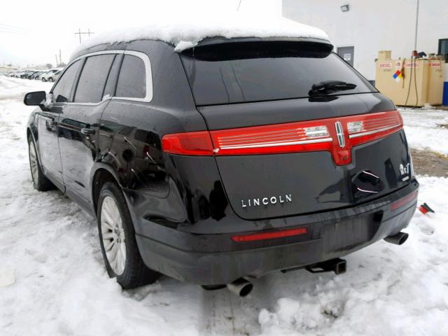 2LMHJ5AT3CBL51557 - 2012 LINCOLN MKT BLACK photo 3