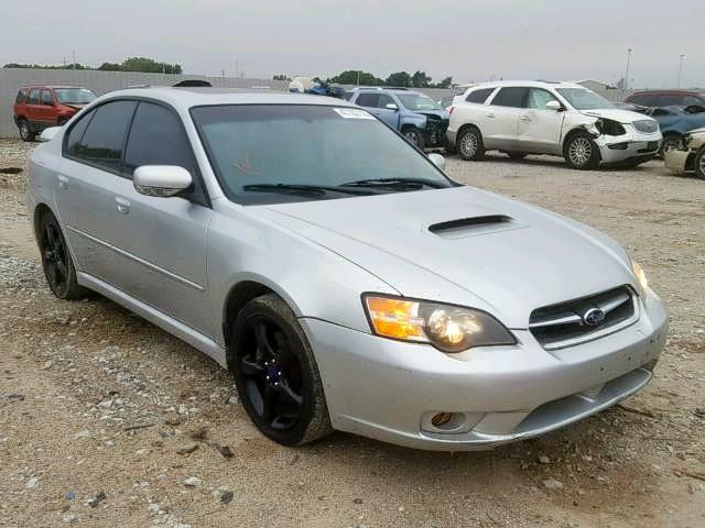 4S3BL676054220722 - 2005 SUBARU LEGACY GT GRAY photo 1