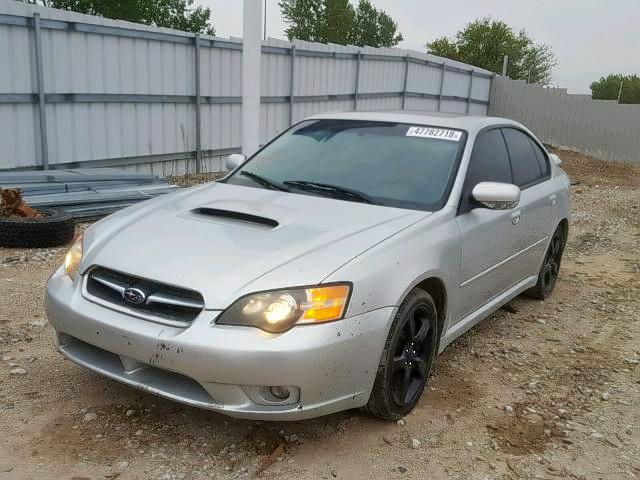 4S3BL676054220722 - 2005 SUBARU LEGACY GT GRAY photo 2