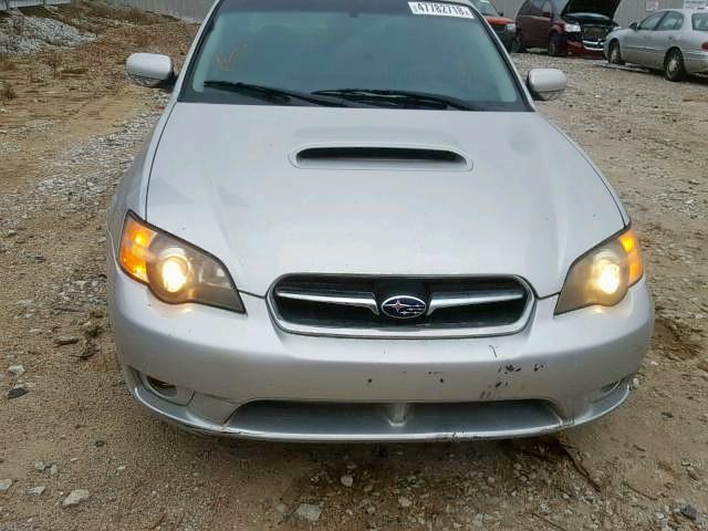 4S3BL676054220722 - 2005 SUBARU LEGACY GT GRAY photo 9