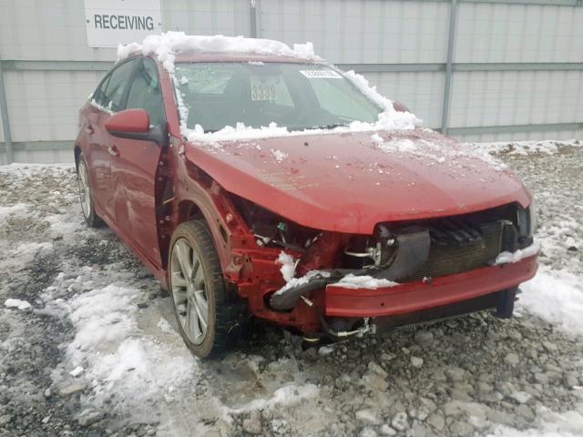 1G1PG5SB9E7134745 - 2014 CHEVROLET CRUZE LTZ MAROON photo 1