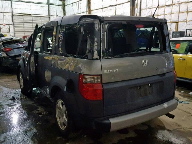 5J6YH28625L011534 - 2005 HONDA ELEMENT EX SILVER photo 3