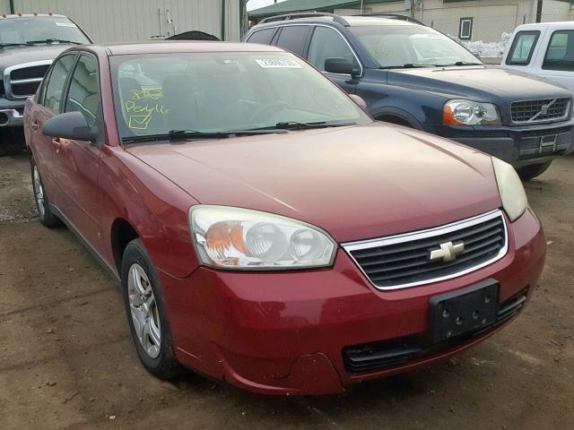 1G1ZS51F26F284604 - 2006 CHEVROLET MALIBU LS 栗色 照片 1