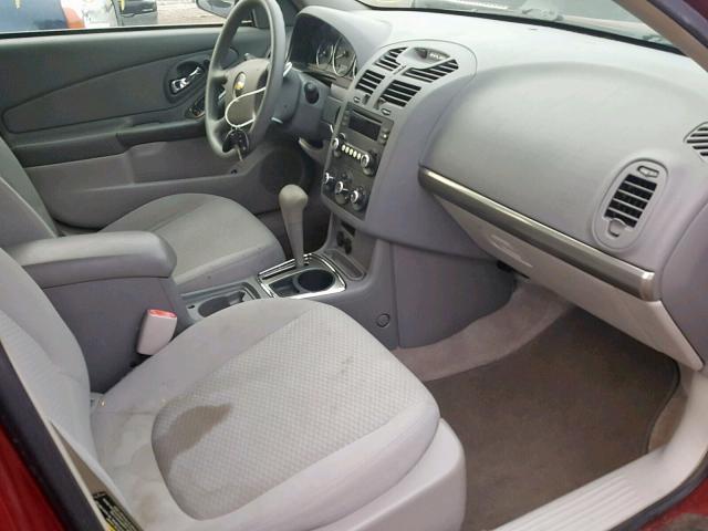 1G1ZS51F26F284604 - 2006 CHEVROLET MALIBU LS 栗色 照片 5