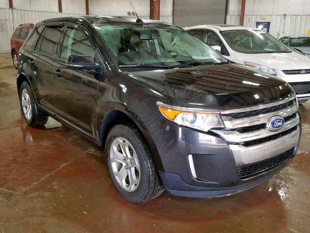 2FMDK4JC4DBA02927 - 2013 FORD EDGE SEL BLACK photo 1