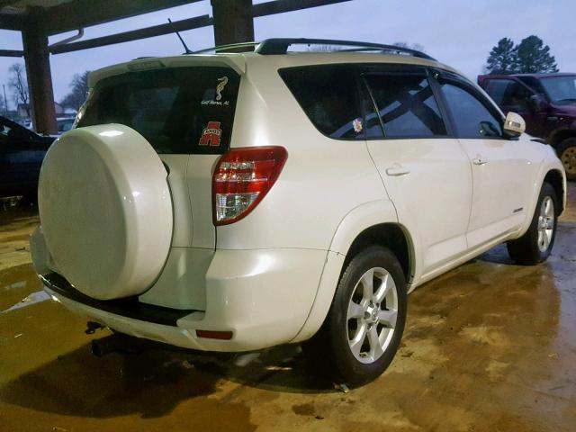 2T3YF4DV1BW087470 - 2011 TOYOTA RAV4 LIMIT WHITE photo 4