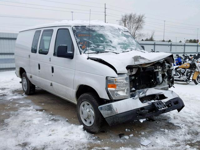 1FTNE14W18DA02856 - 2008 FORD ECONOLINE WHITE photo 1