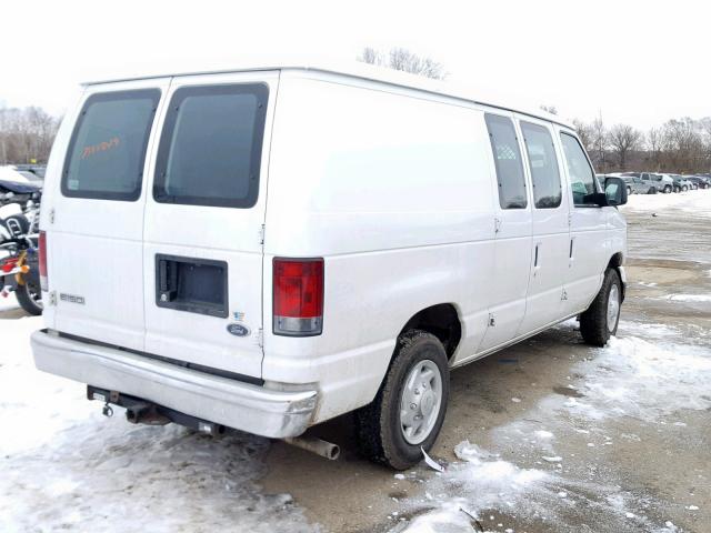 1FTNE14W18DA02856 - 2008 FORD ECONOLINE WHITE photo 4