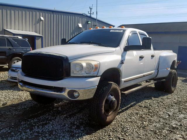 3D7MX48A47G800233 - 2007 DODGE RAM 3500 S WHITE photo 2