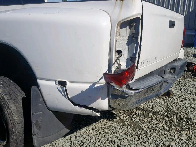 3D7MX48A47G800233 - 2007 DODGE RAM 3500 S WHITE photo 9