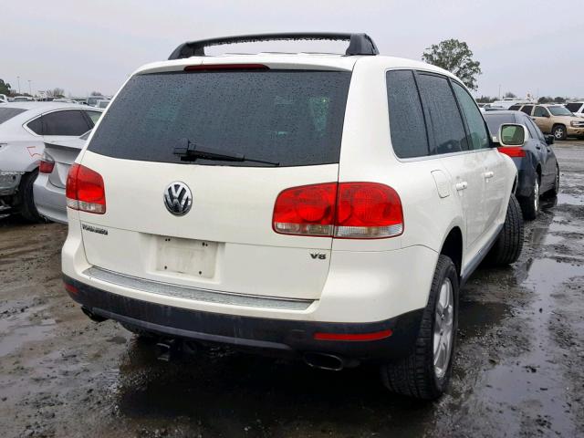 WVGCM67LX4D019749 - 2004 VOLKSWAGEN TOUAREG 4. WHITE photo 4