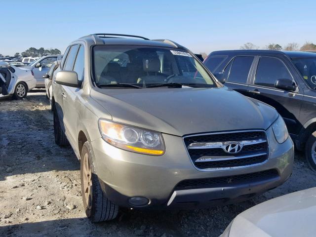 5NMSH13E67H025493 - 2007 HYUNDAI SANTA FE S GREEN photo 1