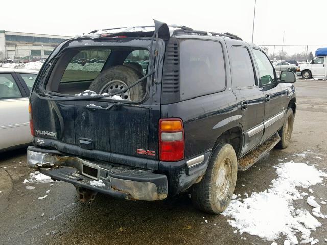 1GKEK13ZX2J199902 - 2002 GMC YUKON BLACK photo 4