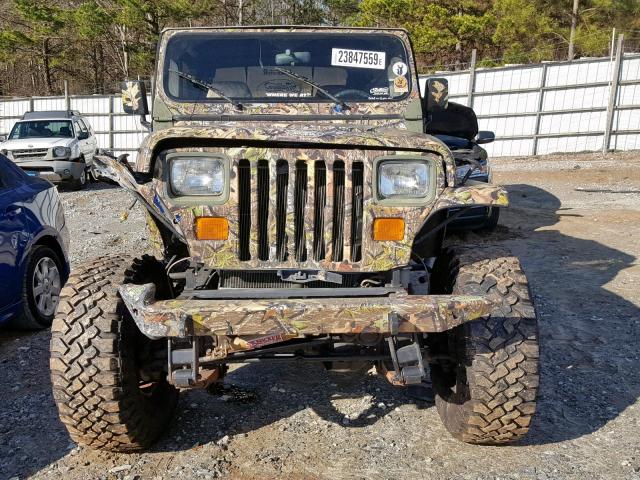 1J4FY29S7SP229931 - 1995 JEEP WRANGLER / GREEN photo 9