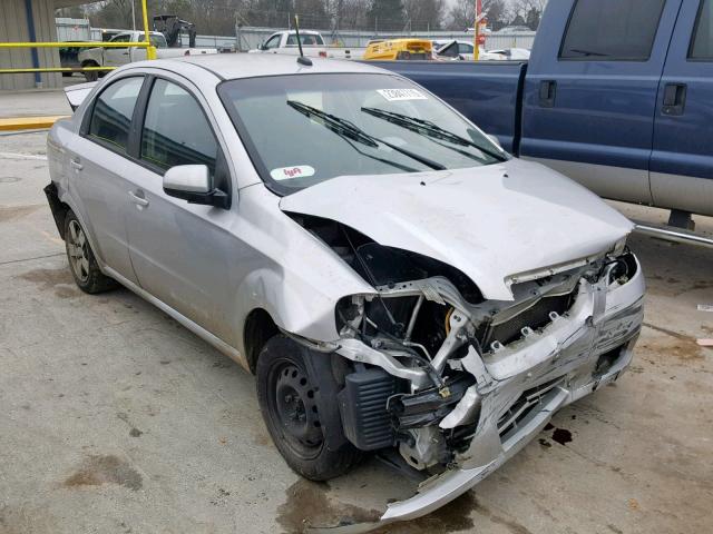 KL1TD5DE5BB186377 - 2011 CHEVROLET AVEO LS SILVER photo 1