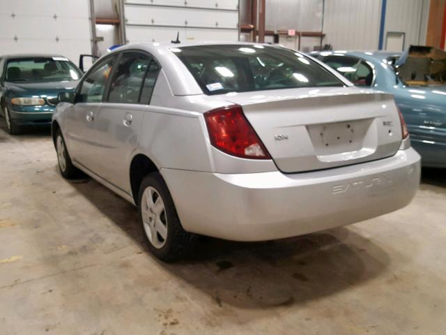 1G8AZ55F87Z103798 - 2007 SATURN ION LEVEL SILVER photo 3