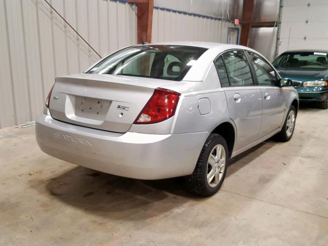 1G8AZ55F87Z103798 - 2007 SATURN ION LEVEL SILVER photo 4