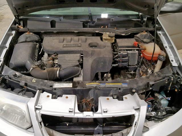 1G8AZ55F87Z103798 - 2007 SATURN ION LEVEL SILVER photo 7